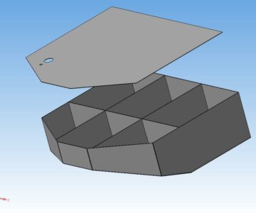 3D модель Самодельный бак на 100 литров в УАЗ буханку