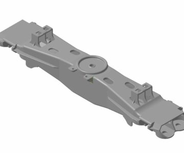 3D модель Надрессорная балка тележки 18-100