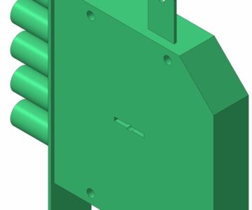 3D модель Замок врезной REX 3.2 Эльбор