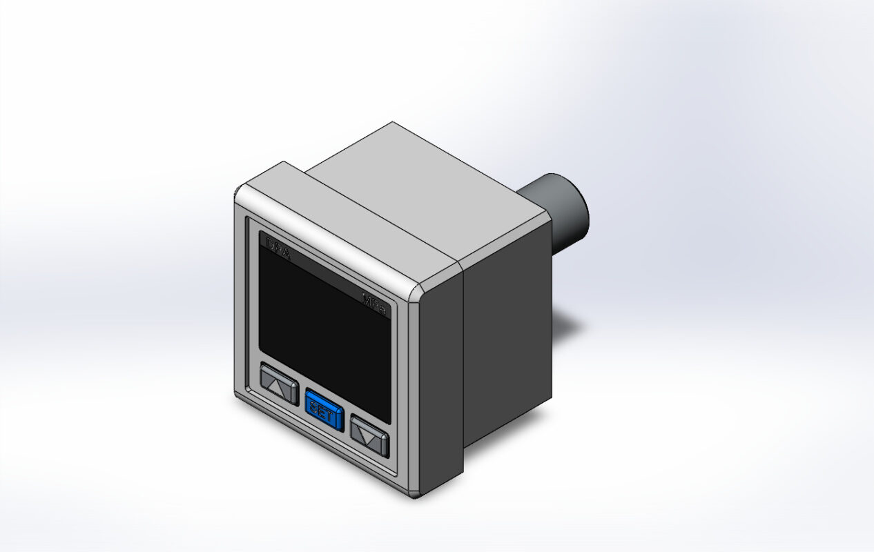 3D модель Датчик давления с индикатором DPA-10М