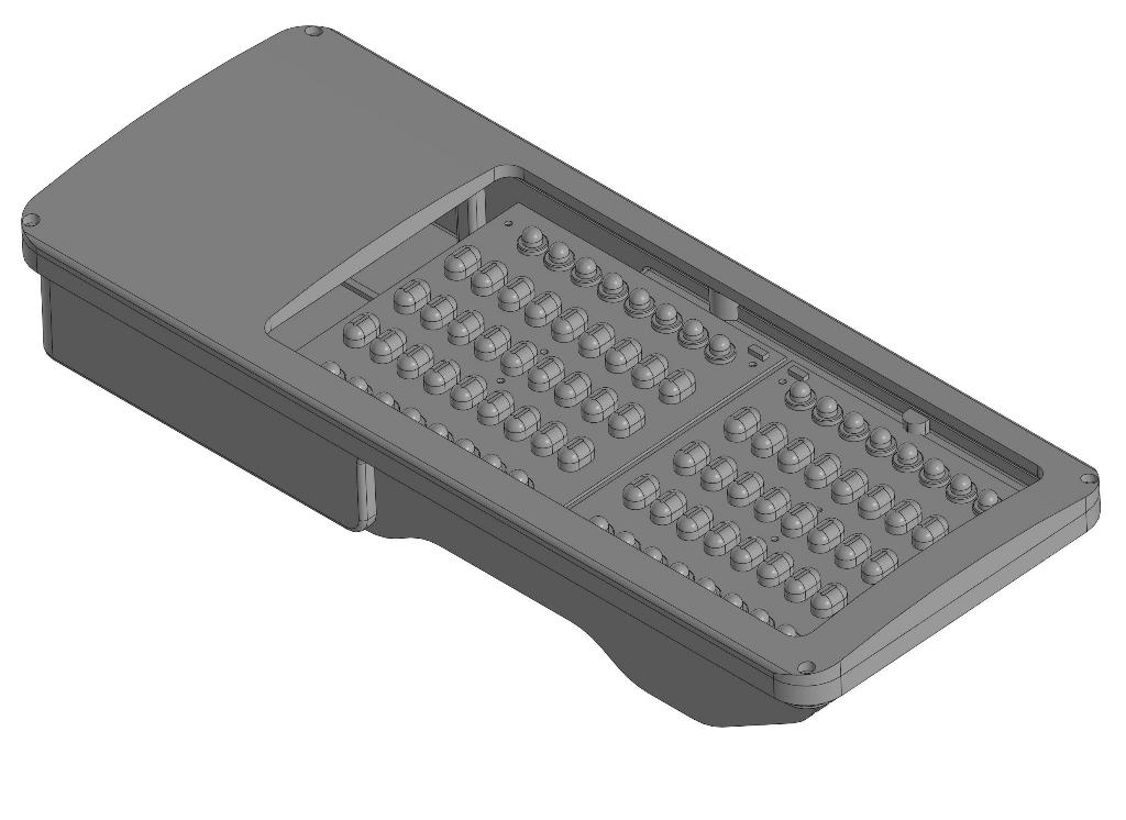 3D модель Светодиодный уличный светильник