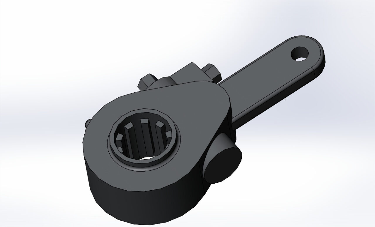 3D модель Рычаг регулировочный КАМАЗ 5320