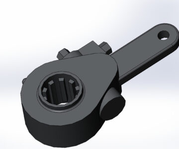 3D модель Рычаг регулировочный КАМАЗ 5320