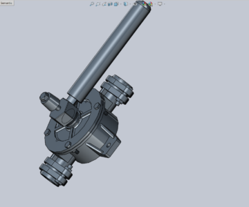 3D модель Насос ручной крыльчатого типа К2