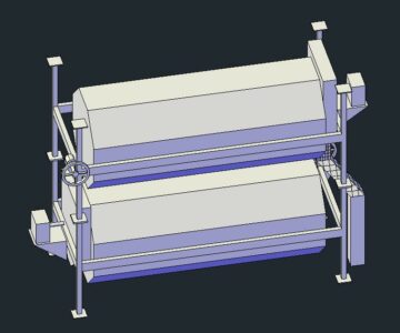 3D модель Блок триерный ТБМ-8