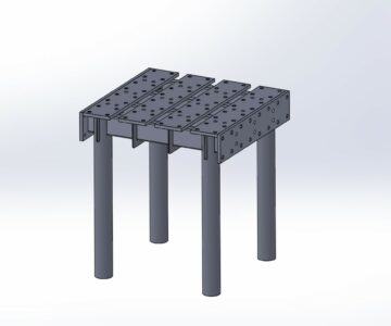 3D модель Стол сварочный модульный