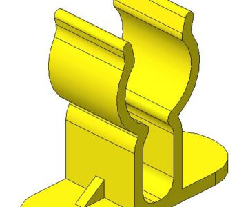 3D модель Зажим лопаты