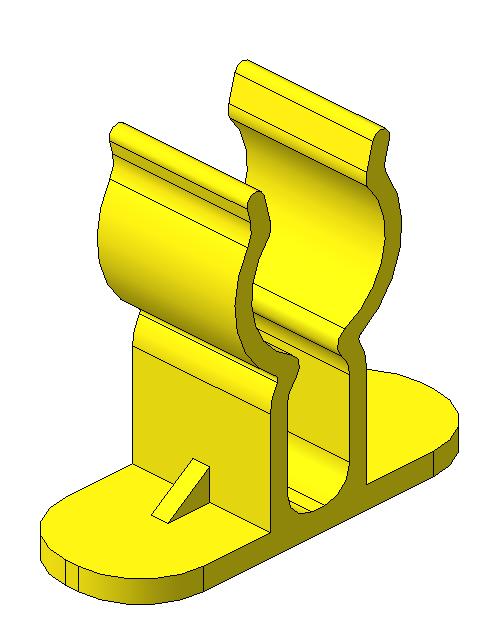 3D модель Зажим лопаты