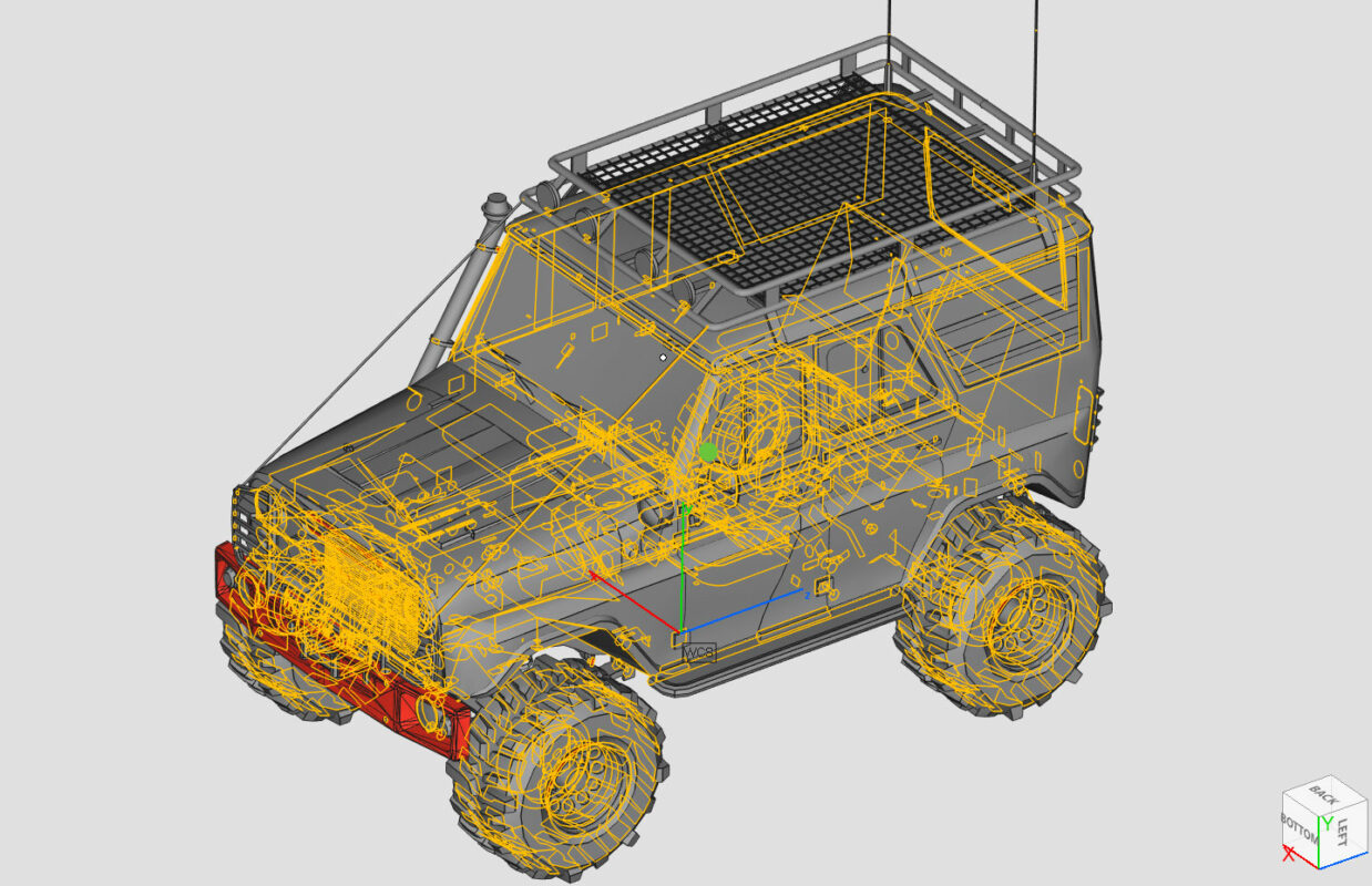 3D модель УАЗ Трофи 3D Модель