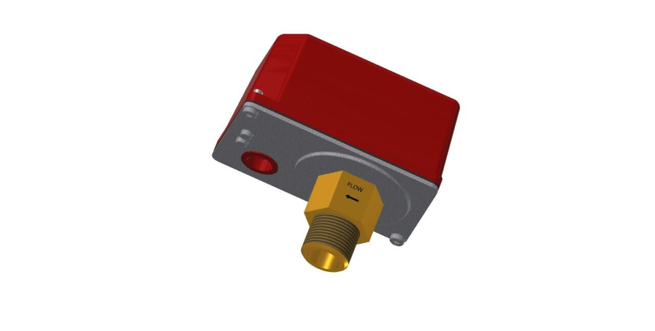 3D модель Сигнализатор (реле) потока жидкости VSR-S