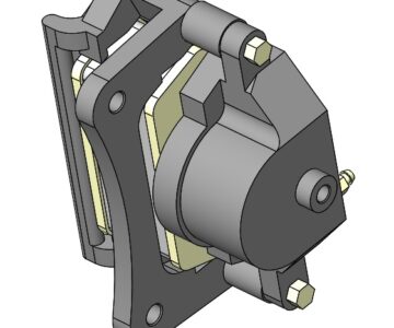 3D модель Суппорт тормозной ГАЗель