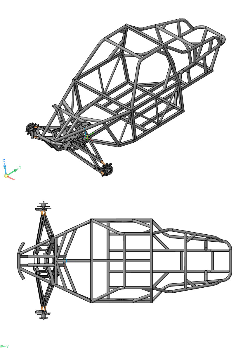 3D модель Багги (проект в работе)