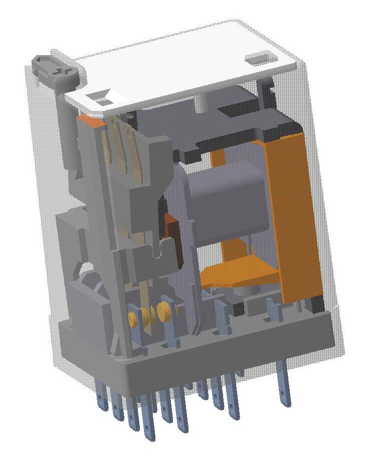 3D модель Реле промежуточное