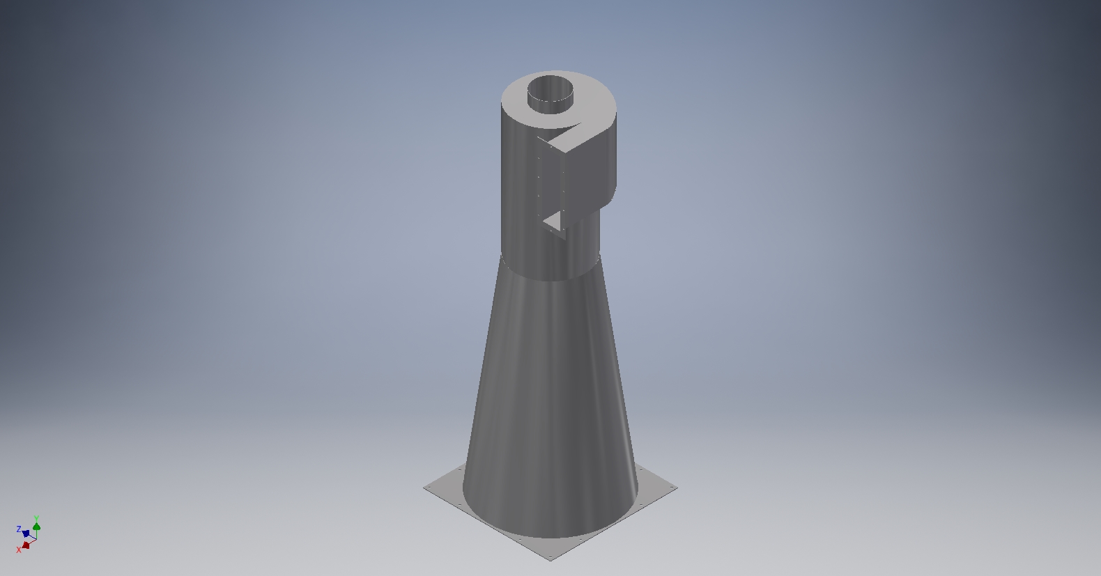 3D модель Циклон ЦОК-6П