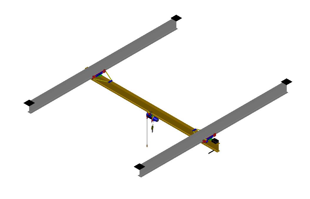 3D модель 3Д модель лебёдки в AutoCad