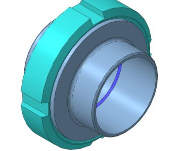3D модель Муфта молочная Ду50 и 65