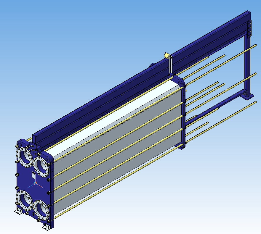 3D модель Пластинчатый теплообменник НН№81