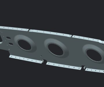 3D модель 3Д-модель нервюры стабилизатора Л-410увп