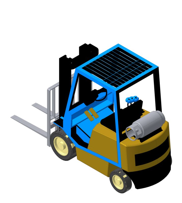 3D модель Автопогрузчик Empilhadeira