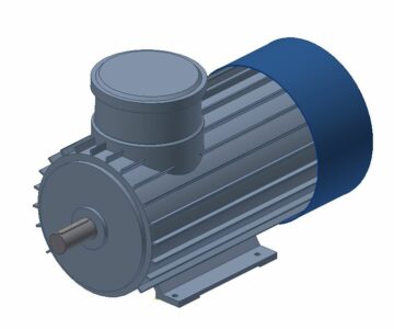 3D модель Электродвигатель ВА355MLA6УХЛ4