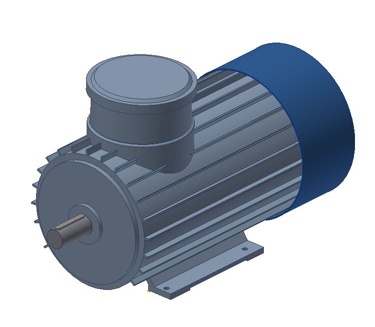 3D модель Электродвигатель ВА355MLA6УХЛ4