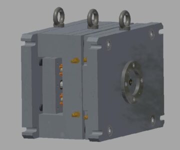 3D модель Литьевая форма для изготовление ручек управления