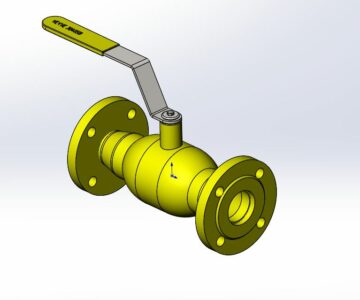 3D модель Краны шаровые VEXVE 309 ( DN50, 65, 100, 125, 150, 250, 300 )