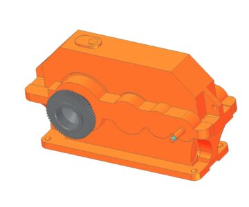 3D модель Редуктор Ц3У-250-63-22-Ц-М-У3