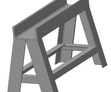 3D модель Упор