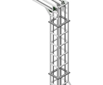 3D модель Каркаса Z-образного ковшевого элеватора