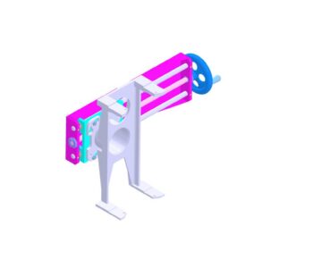 3D модель Блок крепления лазера