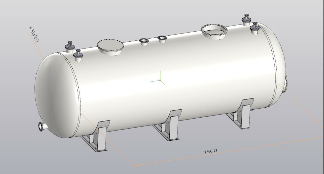 3D модель 3D модель сборника раствора хлористого цинка