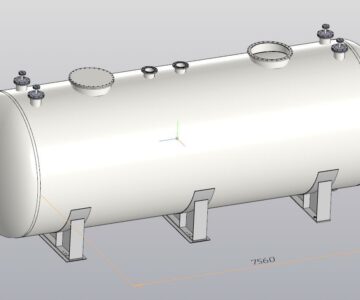 3D модель 3D модель сборника раствора хлористого цинка