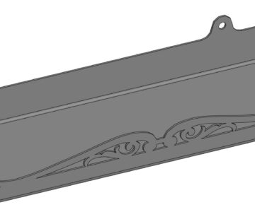 3D модель Полочка из листового металла