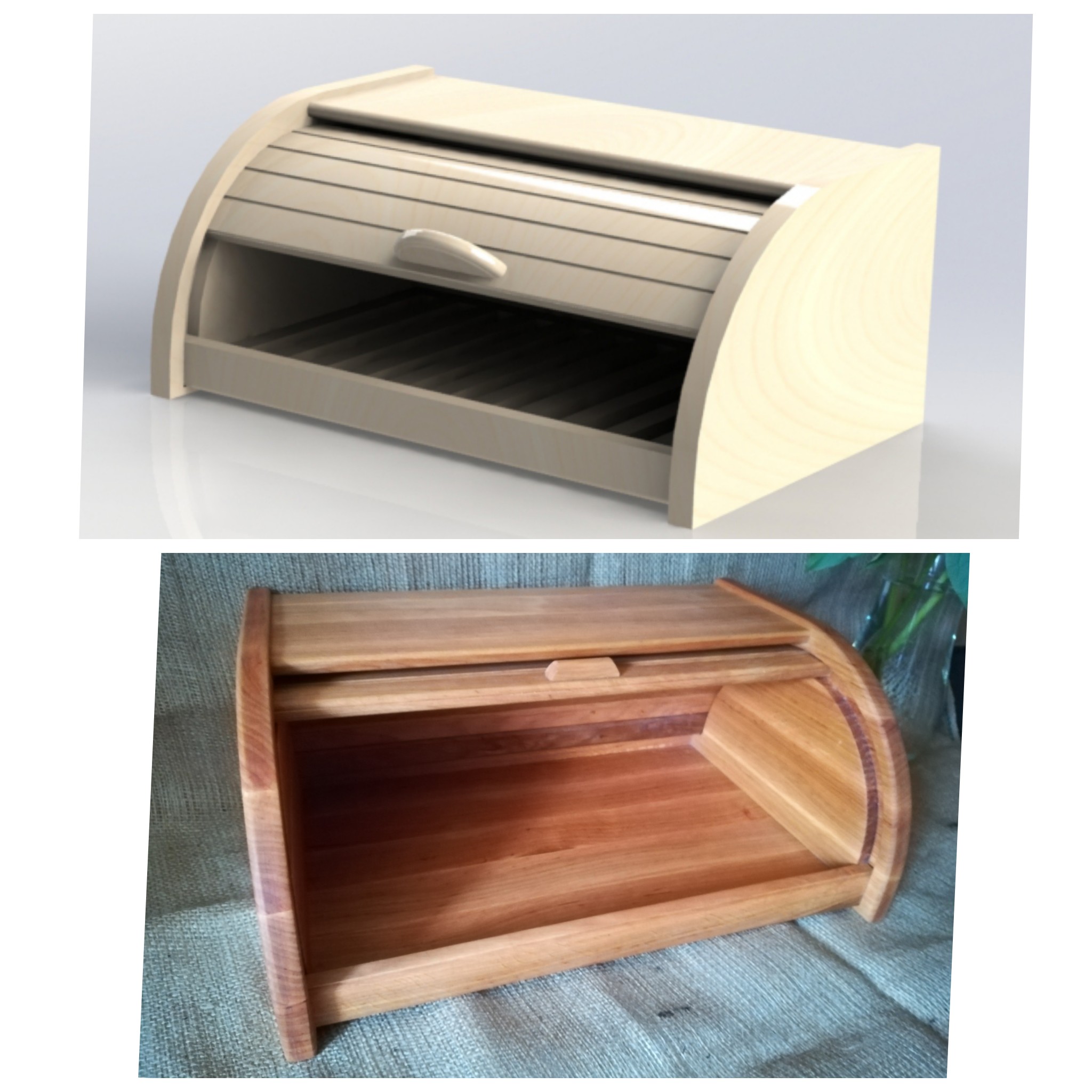 3D модель Хлебница