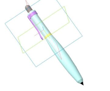 3D модель 3D сборка шариковой ручки