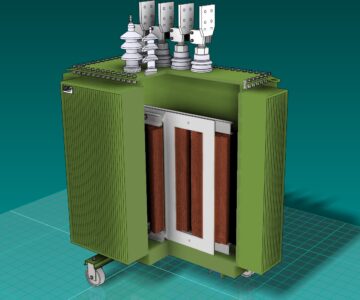 3D модель ТМГ 1000/35/0,4 кВ