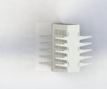 3D модель Мангал вертикальный 1500х680х4мм