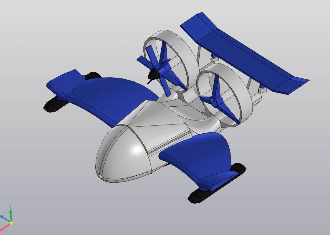 3D модель Экранолет 3д модель