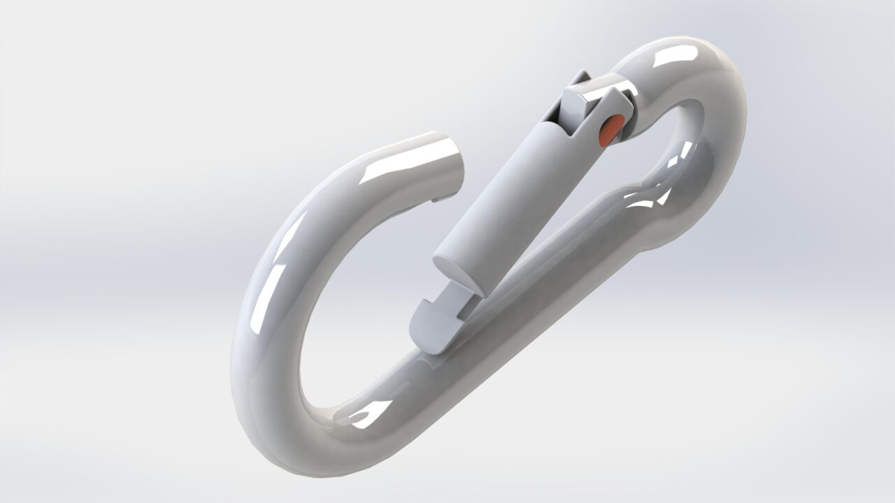 3D модель Карабин 10х100 мм DIN 5299