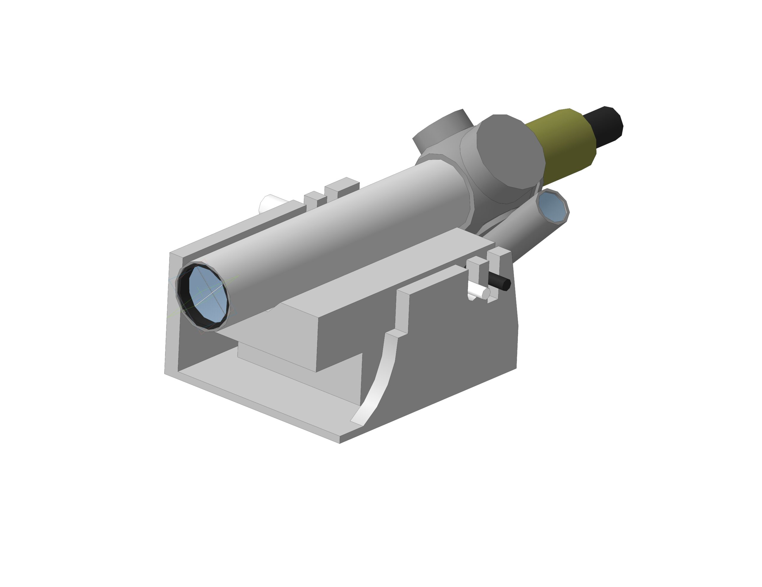 3D модель Визирная измерительная труба ППС-11