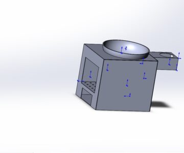 3D модель Печи для казана с чертежами для лазерной резки