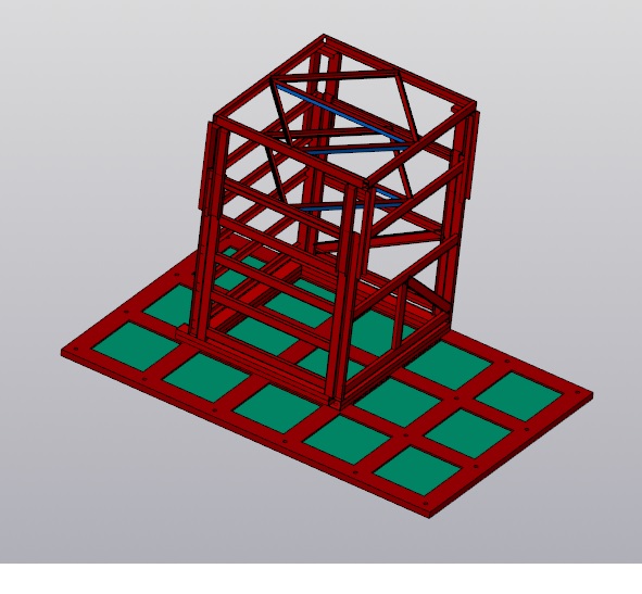 3D модель Виброплатформа ВП-100