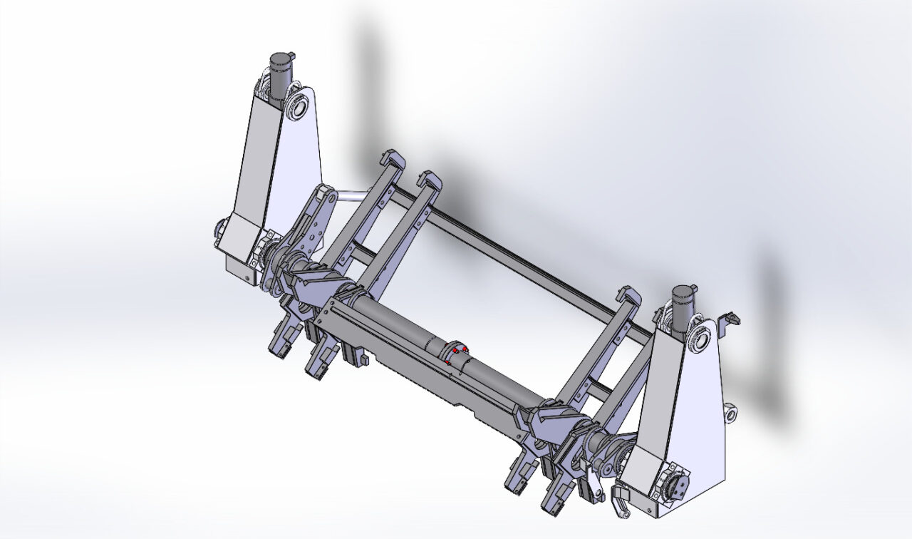 3D модель Опрокидыватель шахтных вагонеток