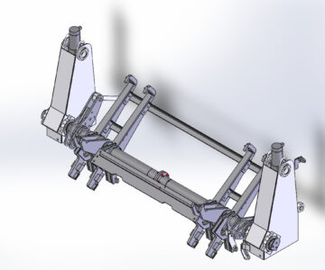 3D модель Опрокидыватель шахтных вагонеток