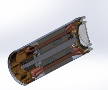 3D модель Электродвигатель для погружного насоса