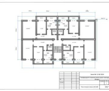 Чертеж Проект газификации многоквартирного дома