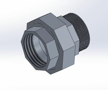 3D модель Муфта-американка ВРНР DN50 (60.3) G2