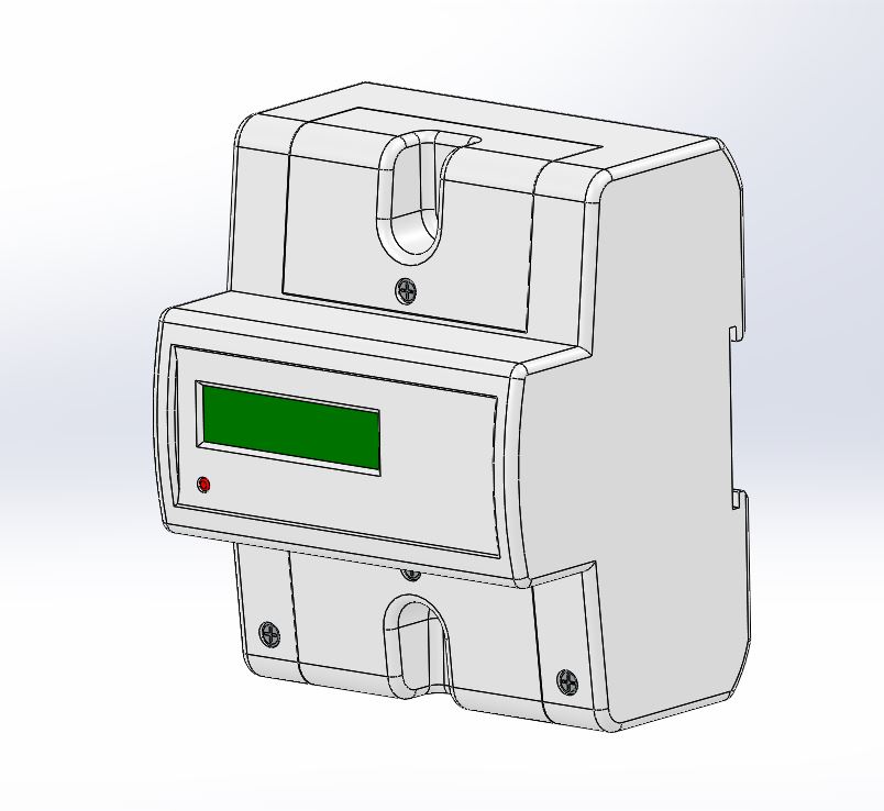 3D модель Счетчик ЭНЕРГОМЕРА CE102 R5