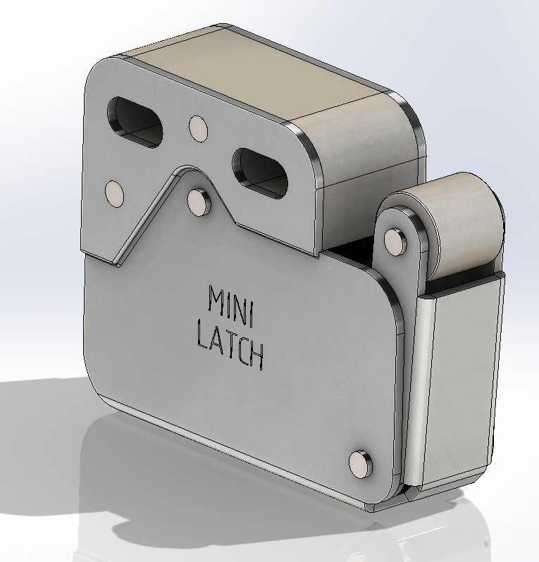 3D модель Защелка MiniLatch
